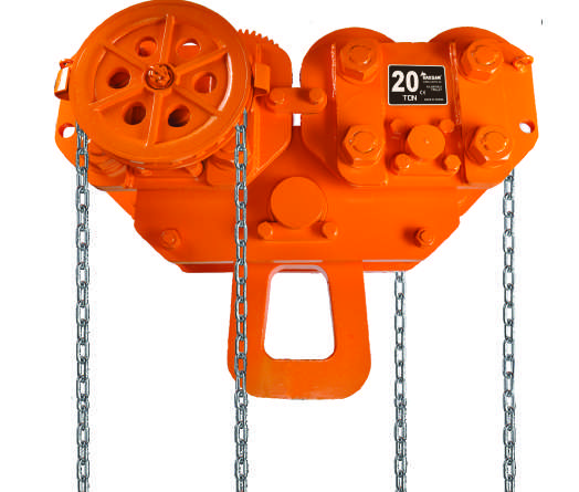 DAESAN 20 tonne geared trolley manufacturer photograph