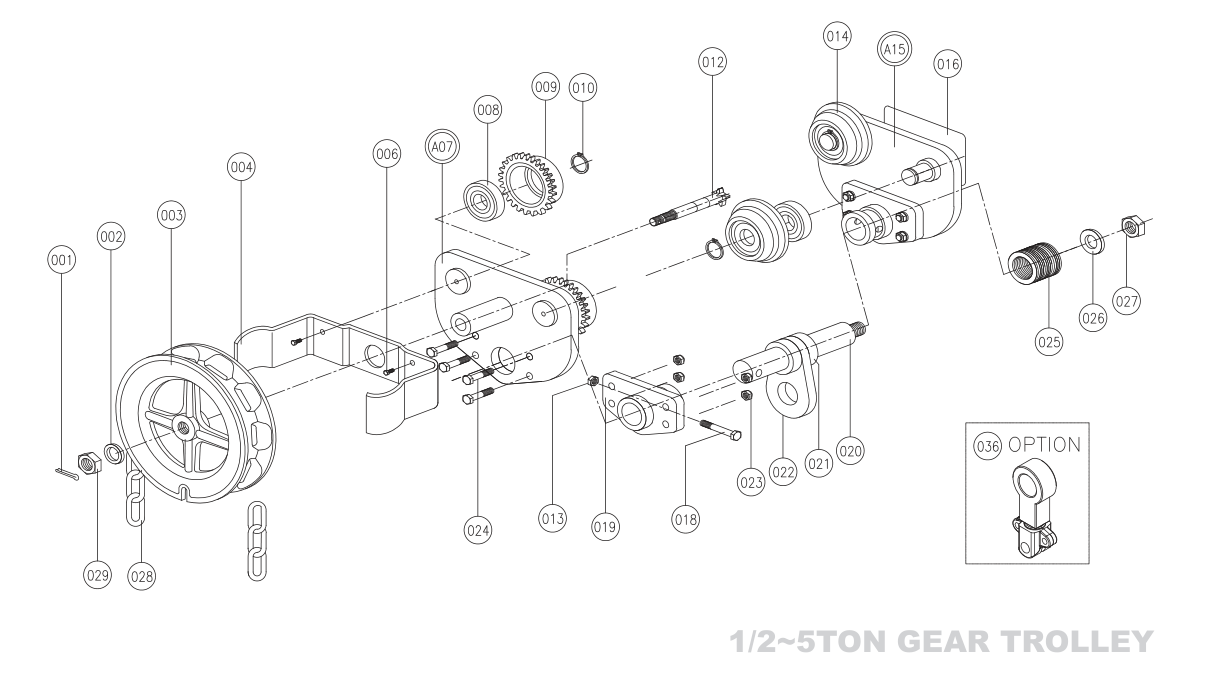 DG small-capacity drawing reference