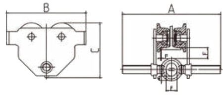 TSALA Plain Beam Trolley TSALA Plain Beam Trolley - 0.5–5 t