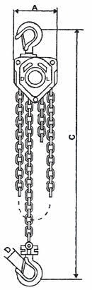 TSALA Chain Block alternate front outline